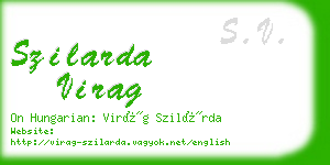 szilarda virag business card